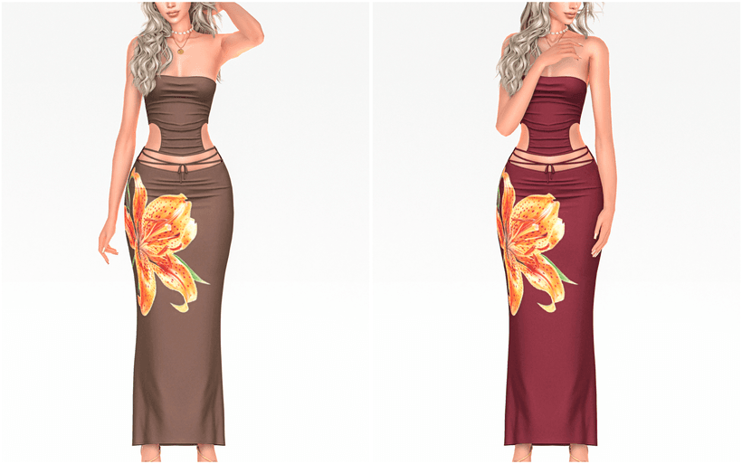 Галерея мода Сет одежды Coconut Girl Set #1